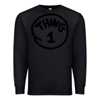 Black thing 1 thing 2 buddies lover Premium Sweatshirt - linhVisuals