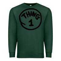 Sports Green thing 1 thing 2 buddies lover Premium Sweatshirt - linhVisuals
