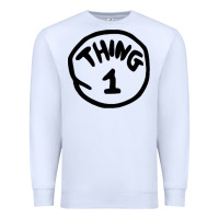 White thing 1 thing 2 buddies lover Premium Sweatshirt - linhVisuals
