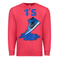 Cardinal 1 retro high og dark marina blue tee shoes dripping got em t shirt Premium Sweatshirt - linhVisuals