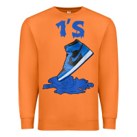 Carrot 1 retro high og dark marina blue tee shoes dripping got em t shirt Premium Sweatshirt - linhVisuals