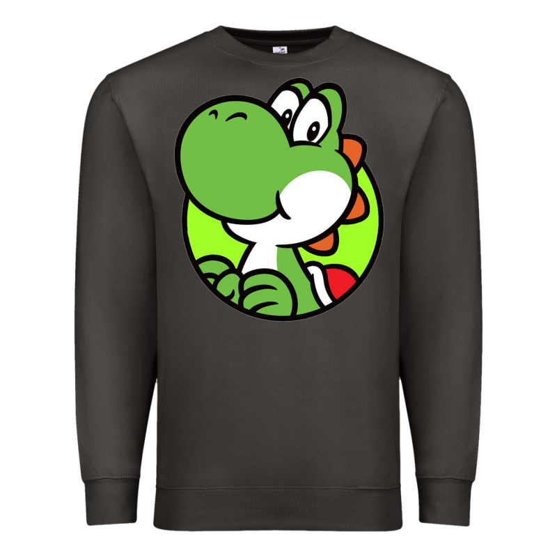 Cartoon Yoshi Premium Sweatshirt by linhVisuals | Teevron