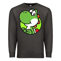 Smoke Cartoon Yoshi Premium Sweatshirt - linhVisuals