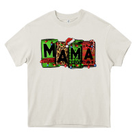 Cream Christmas mama Heavy Core Tee - Jasminsmagicworld