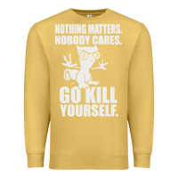 Antique Gold kill yourself classic foamy the squirrel Premium Sweatshirt - linhVisuals