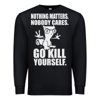Black kill yourself classic foamy the squirrel Premium Sweatshirt - linhVisuals