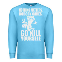Ocean Blue kill yourself classic foamy the squirrel Premium Sweatshirt - linhVisuals