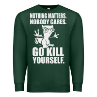 Sports Green kill yourself classic foamy the squirrel Premium Sweatshirt - linhVisuals