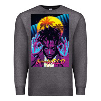 Charcoal Heather concert wrld Premium Sweatshirt - linhVisuals