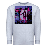 Heather Grey juice album music Premium Sweatshirt - linhVisuals