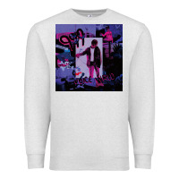 Oatmeal Heather juice album music Premium Sweatshirt - linhVisuals