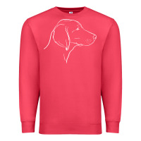 Cardinal weimaraner t  shirt weimaraner dog line art Premium Sweatshirt - linhVisuals