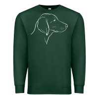 Sports Green weimaraner t  shirt weimaraner dog line art Premium Sweatshirt - linhVisuals