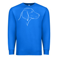 True Royal weimaraner t  shirt weimaraner dog line art Premium Sweatshirt - linhVisuals