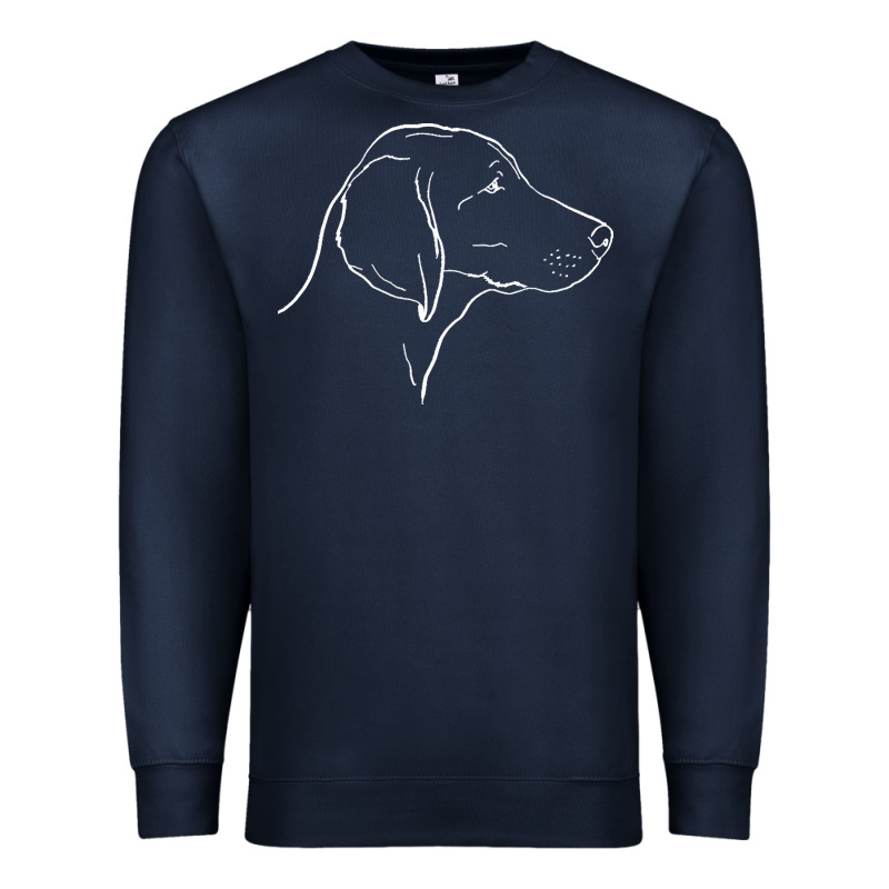 Weimaraner T  Shirt Weimaraner Dog Line Art Premium Sweatshirt by linhVisuals | Teevron