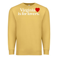 Antique Gold VIRGINIA IS FOR LOVERS Premium Sweatshirt - linhVisuals
