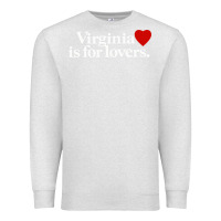 Oatmeal Heather VIRGINIA IS FOR LOVERS Premium Sweatshirt - linhVisuals