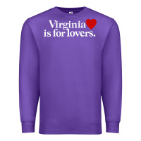 Purple VIRGINIA IS FOR LOVERS Premium Sweatshirt - linhVisuals