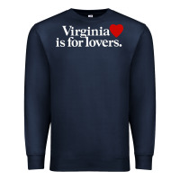 Navy VIRGINIA IS FOR LOVERS Premium Sweatshirt - linhVisuals