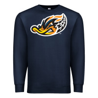 Navy akron-rubber-ducks Premium Sweatshirt - linhVisuals