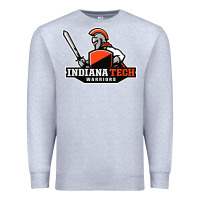 Heather Grey indiana institute of technology warrior Premium Sweatshirt - linhVisuals