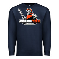 Navy indiana institute of technology warrior Premium Sweatshirt - linhVisuals