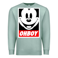 Seafoam ohboy Premium Sweatshirt - linhVisuals