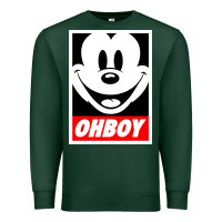 Sports Green ohboy Premium Sweatshirt - linhVisuals