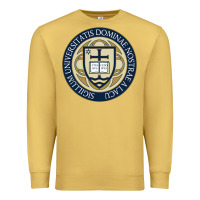 Antique Gold university dame Premium Sweatshirt - linhVisuals