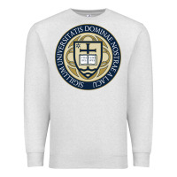 Oatmeal Heather university dame Premium Sweatshirt - linhVisuals