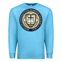 Ocean Blue university dame Premium Sweatshirt - linhVisuals