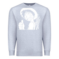 Heather Grey luffy one piece Premium Sweatshirt - linhVisuals