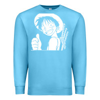 Ocean Blue luffy one piece Premium Sweatshirt - linhVisuals