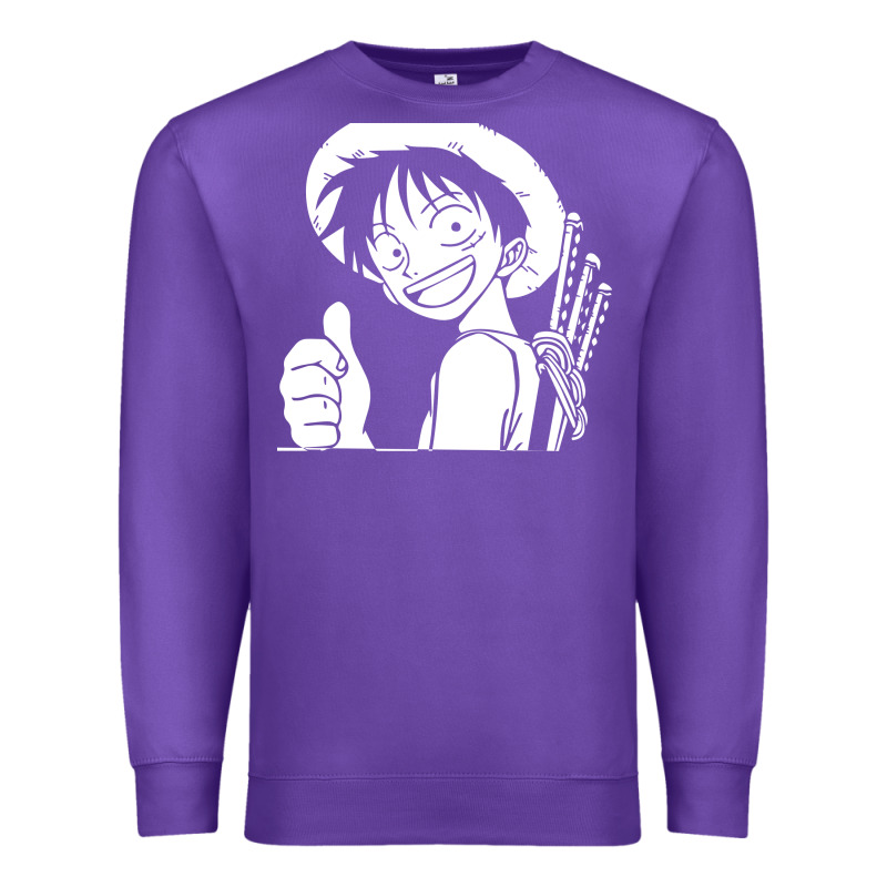 Luffy One Piece Premium Sweatshirt by linhVisuals | Teevron