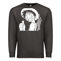 Smoke luffy one piece Premium Sweatshirt - linhVisuals