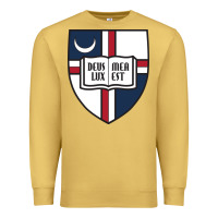 Antique Gold university catholic Premium Sweatshirt - linhVisuals