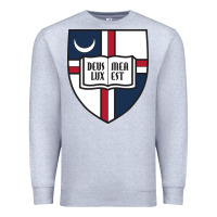 Heather Grey university catholic Premium Sweatshirt - linhVisuals