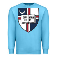 Ocean Blue university catholic Premium Sweatshirt - linhVisuals