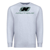Heather Grey Nautique Boats Premium Sweatshirt - linhVisuals