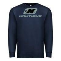 Navy Nautique Boats Premium Sweatshirt - linhVisuals