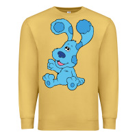 Antique Gold blues clues on red sofa Premium Sweatshirt - linhVisuals