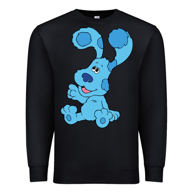 Blues Clues On Red Sofa Premium Sweatshirt by linhVisuals | Teevron
