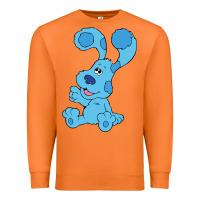Carrot blues clues on red sofa Premium Sweatshirt - linhVisuals