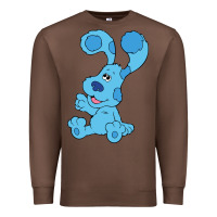 Chestnut blues clues on red sofa Premium Sweatshirt - linhVisuals