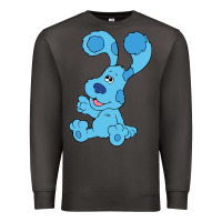 Smoke blues clues on red sofa Premium Sweatshirt - linhVisuals