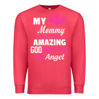 Cardinal my mommy was amazing god made her an angel Premium Sweatshirt - linhVisuals