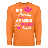 Carrot my mommy was amazing god made her an angel Premium Sweatshirt - linhVisuals