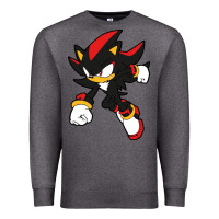 Charcoal Heather shadow the hedgehog Premium Sweatshirt - linhVisuals