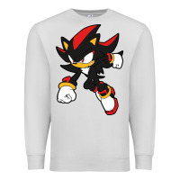 Dove Grey shadow the hedgehog Premium Sweatshirt - linhVisuals