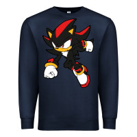 Navy shadow the hedgehog Premium Sweatshirt - linhVisuals